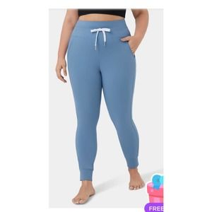 Cloudful Air High Waisted Drawstring Side Pocket Full Length Joggers 2x Halara